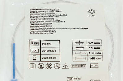 ConMed PB-120 Peripheral Cytology Brush 1.9 mm x 140 cm Sheath, 1.7 mm Diameter